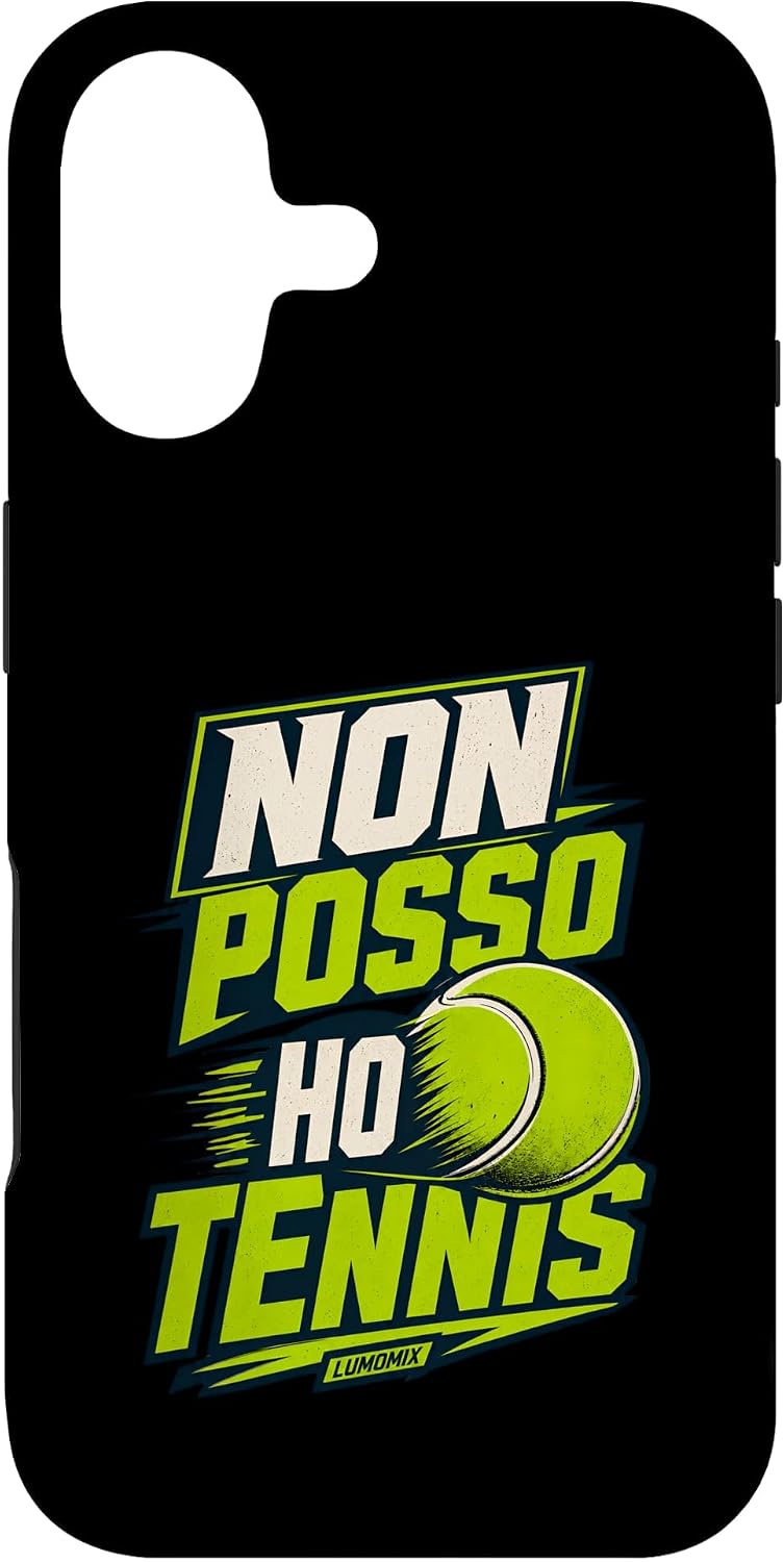 Cover per iPhone 17 con grafica “Tennis Divertenti Non Posso Ho Tennis Regalo Tennista”