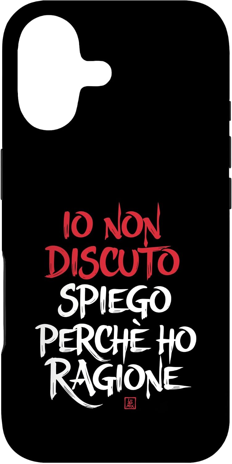 Cover per iPhone 17 con grafica “Frasi DIvertenti - Scritte Simpatiche - Ho Sempre Ragione”