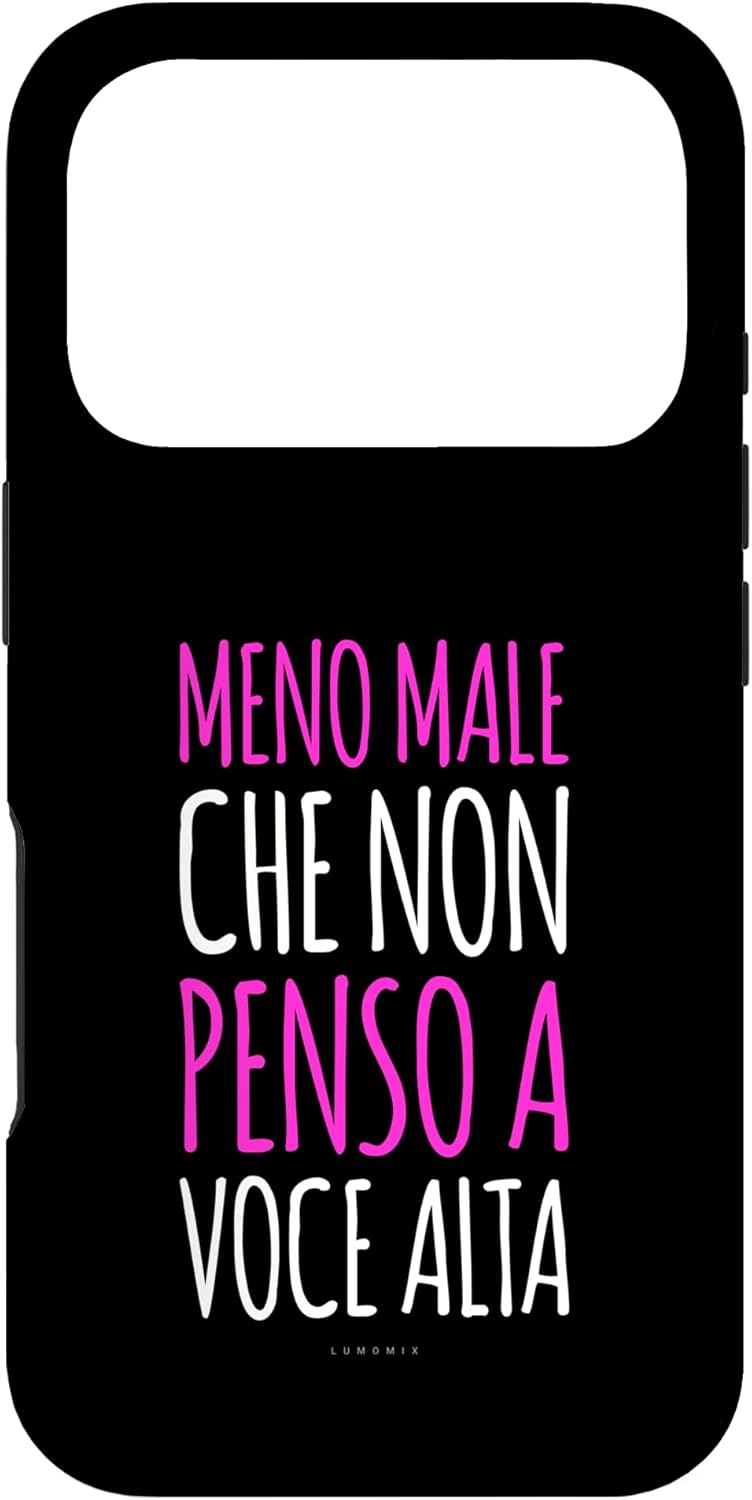 Cover per iPhone 17 Pro con grafica “Divertenti Donna con Scritte Simpatiche - A voce alta”