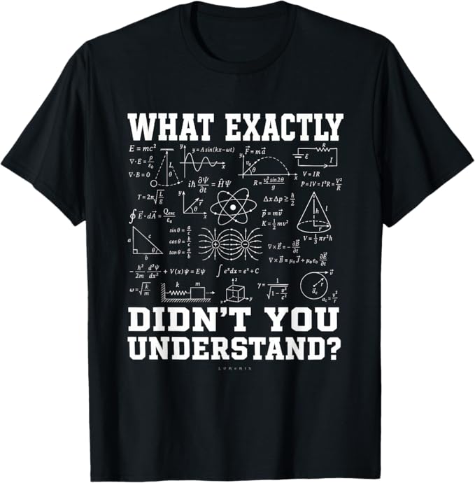 T-shirt con grafica “Regalo Divertente Laurea Fisico Matematico”
